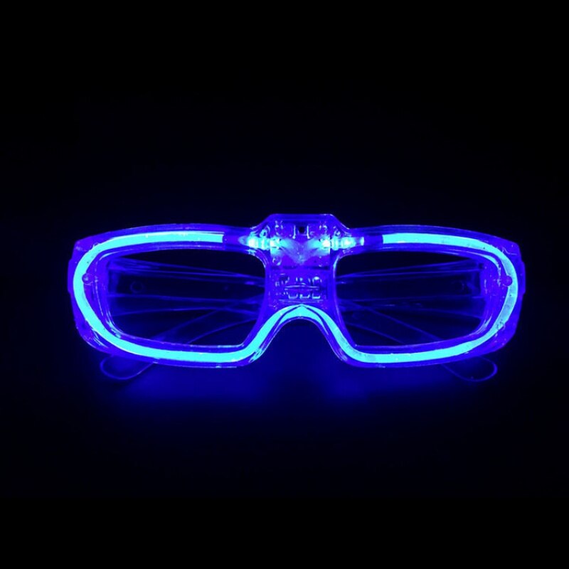 ! led-lasien kehys luminesenssi paristokäyttöinen painikekytkin 3 tilaa viileät festivaalijuhlien valaistustarvikkeet ilman linssiä: Yy0178l