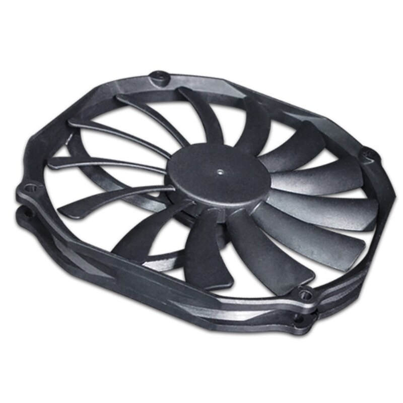 CPU Cooling Fan High Airflow 13-Blade Silent PWM Fan Radiator Cooler 140mm Low Profile Ultra Thin CPU Cooler