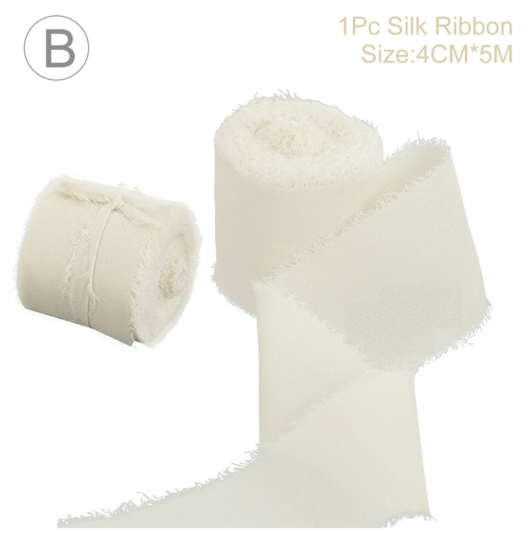 DIY randen chiffon zijdeachtige linten bruiloft uitnodiging boeket stof 4cmx5m kerstversiering cadeauverpakking: Antique Copper