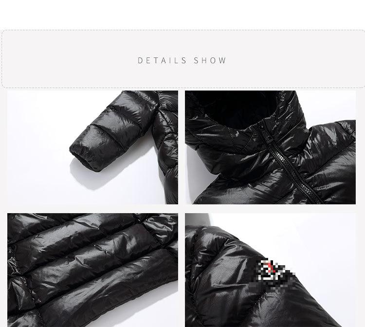 enfants doudoune hiver épaissi à manches longues manteaux pour garçons et filles bébé filles vêtements noir garçons vestes
