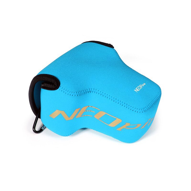 Sac d'appareil photo Portable pour Sony DSC-RX10M3 RX10III RX10IV RX10M4 RX10 III M3 M4 étui souple intérieur ceinture housse de protection pochette: Bleu