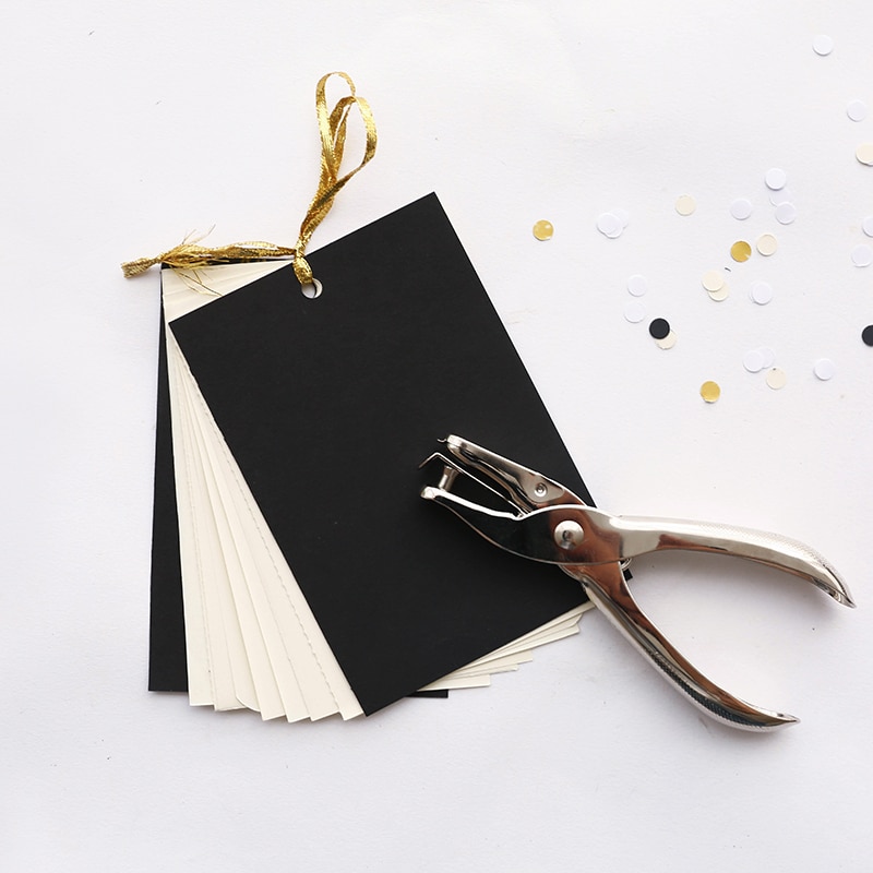 Deli Stationery 1 hole Hand Punch Ticket Paper manage tool Scrapbooking Paper Punch Craft Punch Decorative Hole Punch