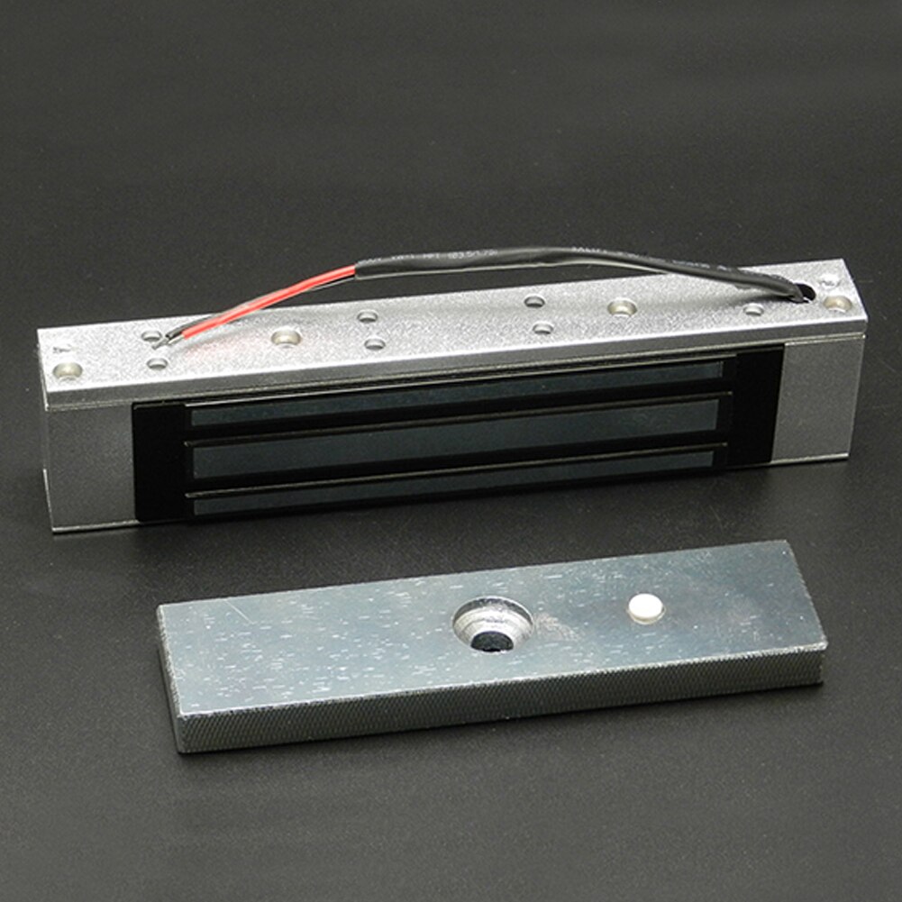 180kg/350lbs Electronic Magnetic Lock Installation Metal 12V Single Door Surface for Household Bedroom Protection