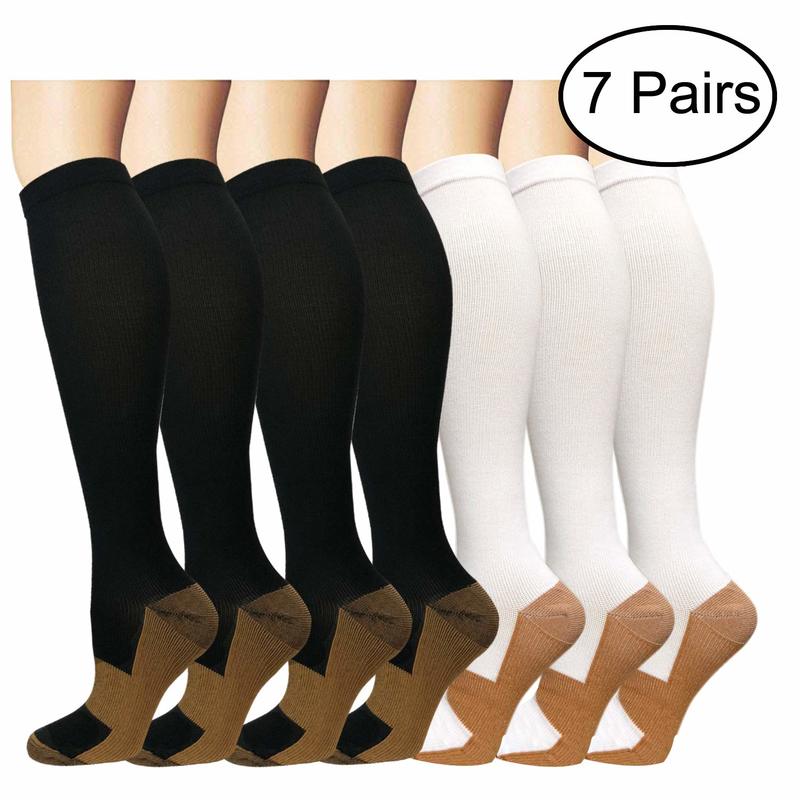 Compression Stockings Golf Football Socks Outdoor Sport Football Socks Soccer Compression Sock: E / L XL