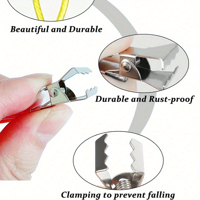 Clips para colgar toallas, ganchos de Metal coloridos, colgadores de toallas de mano, clavijas para colgar ropa, organizador de cocina y baño, 5/10 Uds.