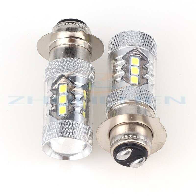 Ampoules de phares Super LED pour motos, 80W, pour YAMAHA ATV YFM350, Raptor Blaster 400, Banshee 450, 660, 700, 200, 350, 2 pièces