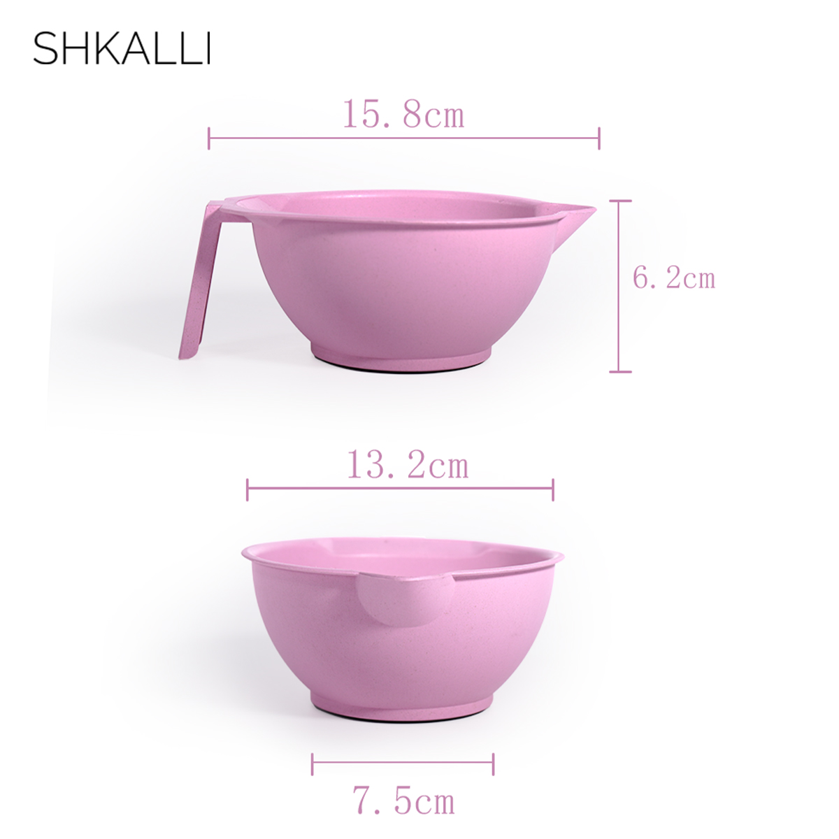 Cuenco para teñir el cabello, cuenco para mezclar y mezclar tinte para el cabello para teñir el cabello, herramientas para teñir el cabello en estudio de peluquería.