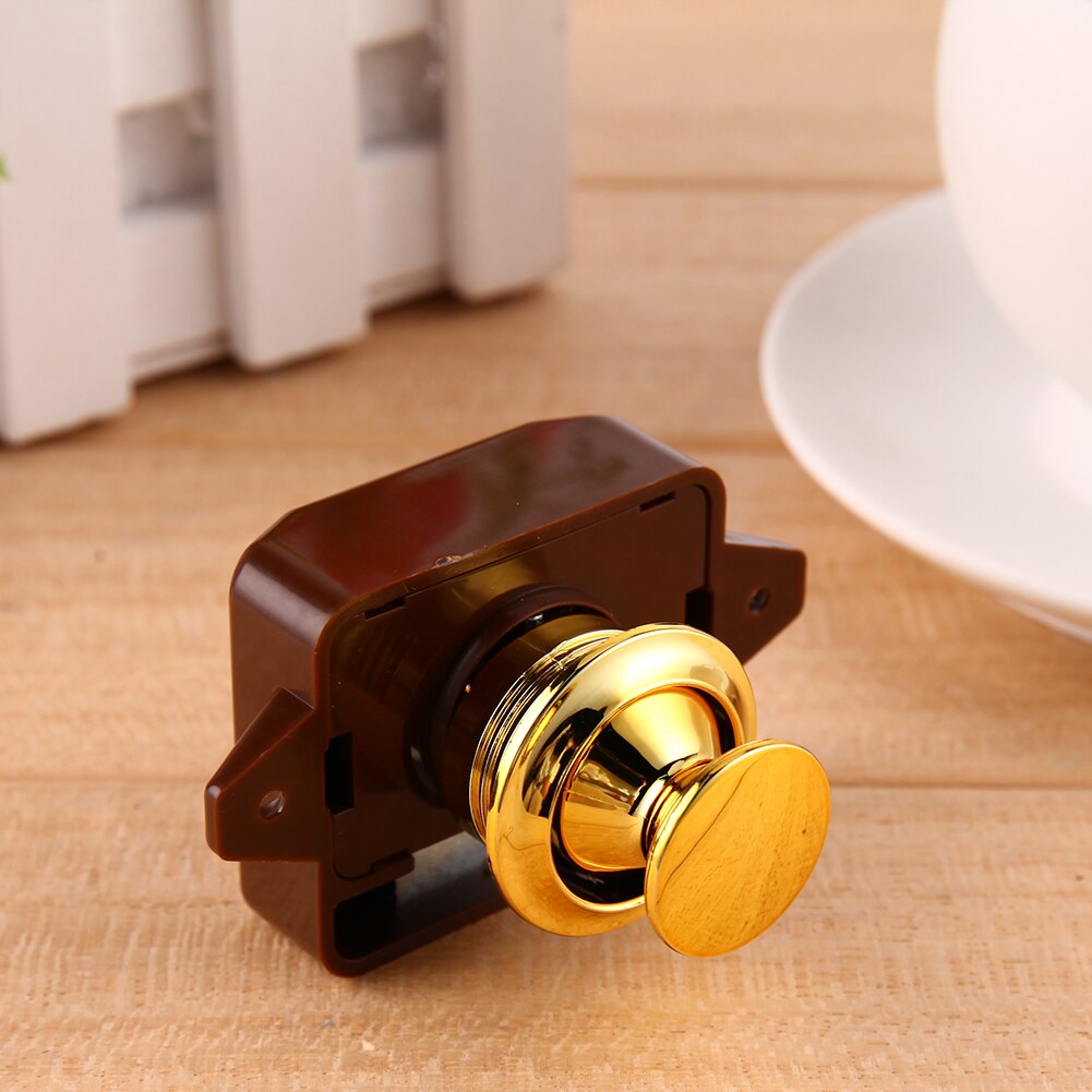 Push Lock Knop Vangst Lock Kast Deurknop Camper Rv Kabinet Hardware Keukenkast Lock Home Button Lock Accessoires