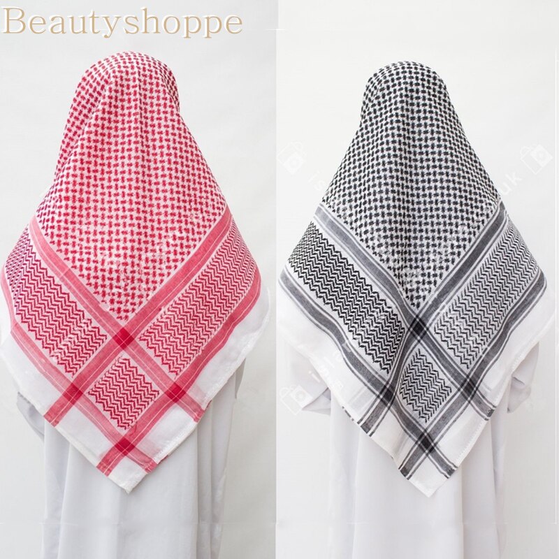 3 colores hombres islámicos trajes tradicionales de los hombres de sombrero de la bufanda de la cabeza turbante musulmán hijab Dubai árabe Ramadán gorros para rezar 140*140cm