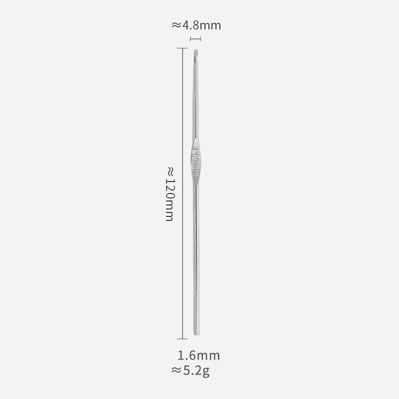 Crochets à tête unique en métal, taille 0.5mm-1.9mm, tissage de fil, artisanat, dentelle, laine, outil de besoin de CROCHET pour tricoter et accessoires: Bleu