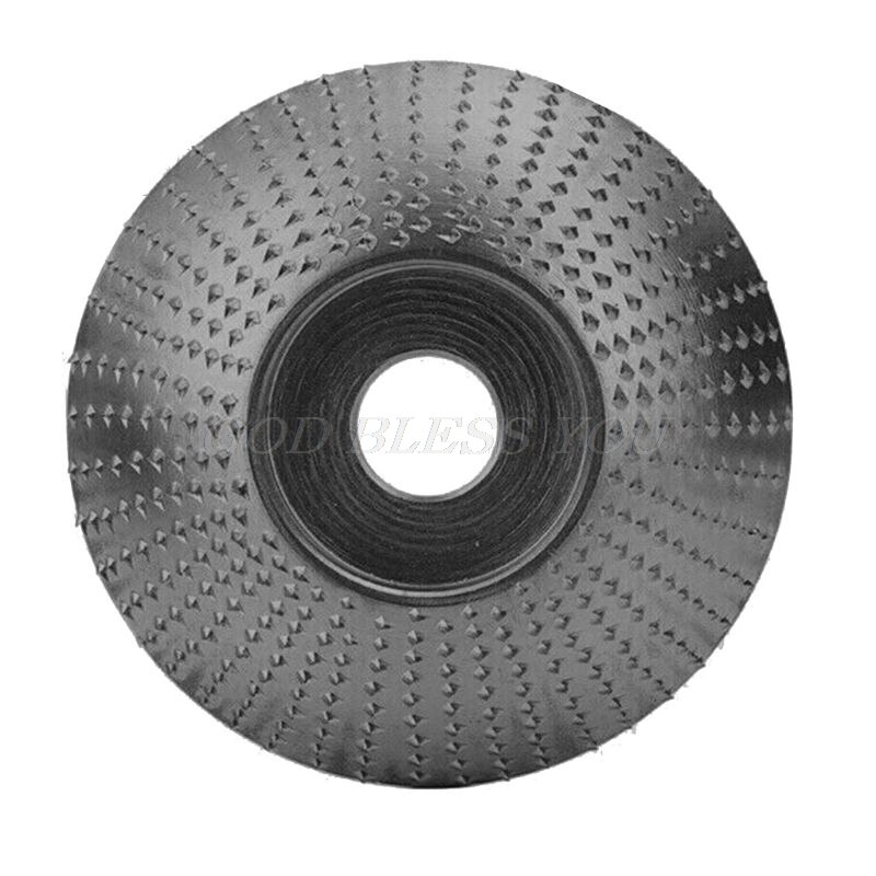 Woodworking Angle Grinder Disc Tool Grinding Wheel Carbide Wood Sanding Carving: Grey Arc