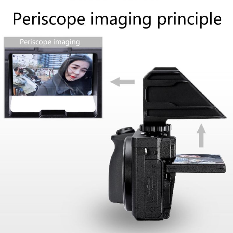 Flip Screen Bracket Periscope Vlog Selfie Stand Holder for So-ny A6000 A6300 Kit