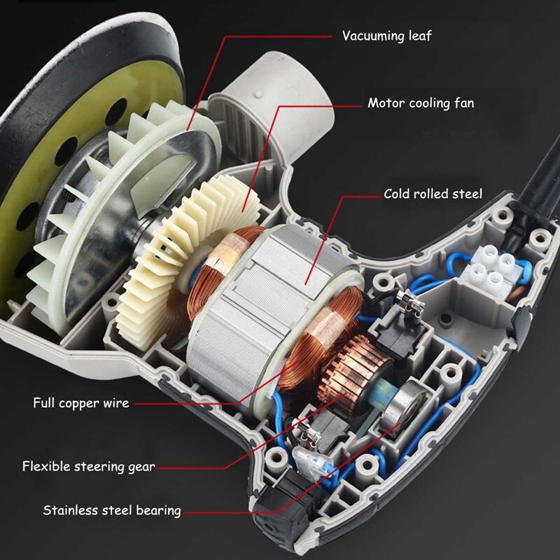 Electric Wood Sander Furniture Metal Polisher Sander Woodworking Tools Paint Grinder Buffer Grinding Machine Home DIY