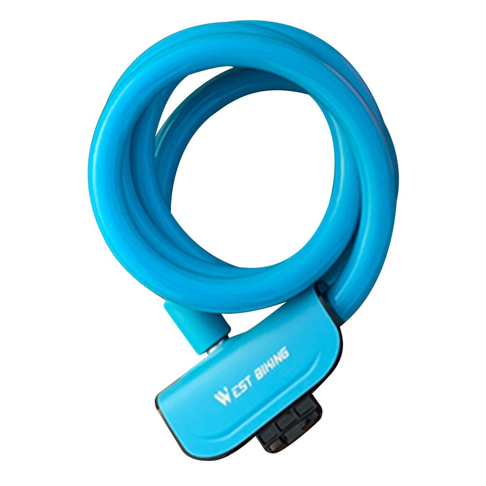 Candado para bicicleta MTB, seguridad antirrobo de 1,2 m, candados para cables de acero para bicicletas, elementos de reparación antiresistencia para exteriores para ciclismo occidental