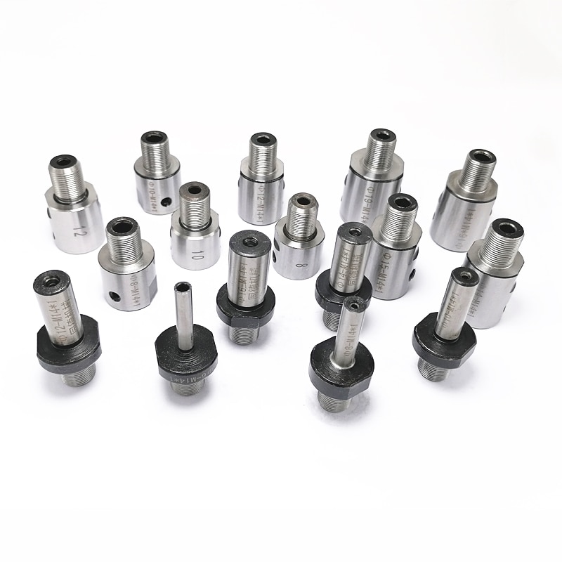 Sanou K01-50 chuck 50mm 2" LATHE Chuck three Jaw Manual mini Self-Centering Chuck Connecting rod Connector for CNC M14 adapter