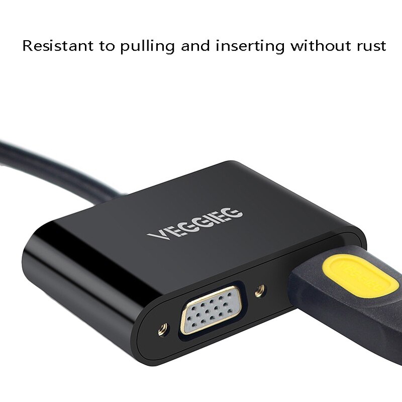 Veggieg Vga Naar Hdmi & Vga Adapter Met O Ondersteuning Vga Naar Hdmi Vga Splitter 1 In 2 Out
