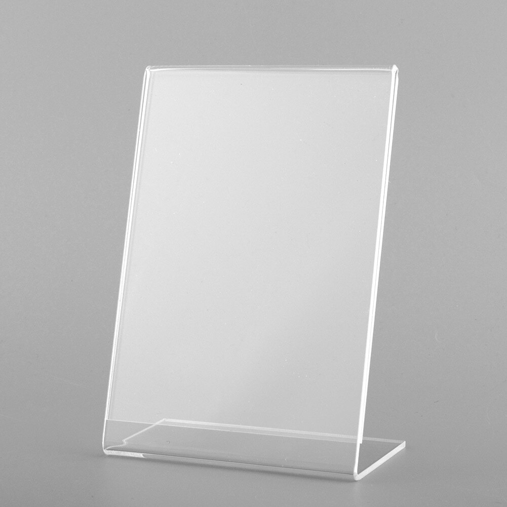 Acrylic DISPLAY STAND Business College Plastic Holder Stands Leaflet Display A6 POSTER INFORMATION SCHOOL Counter OFFICE