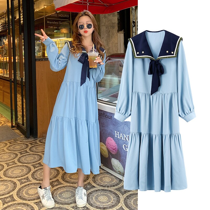 Style Korean-style Loose Pregnant Women Dress Pregnant Women Installed