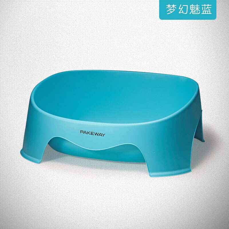 Bac à litière pour chats bleu Semi-fermé | Grande boîte à litière d'entraînement pour chats, Shorthair pelle à litière pour chats, Liteira Gato maison, bassin à litière MM60MSP: A