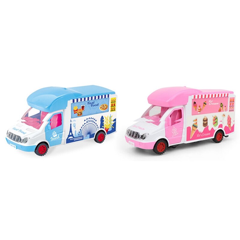 Electric Ice Cream Bar Universal Dining Car Toy Kit DIY Educational Music Projects with Lights Children