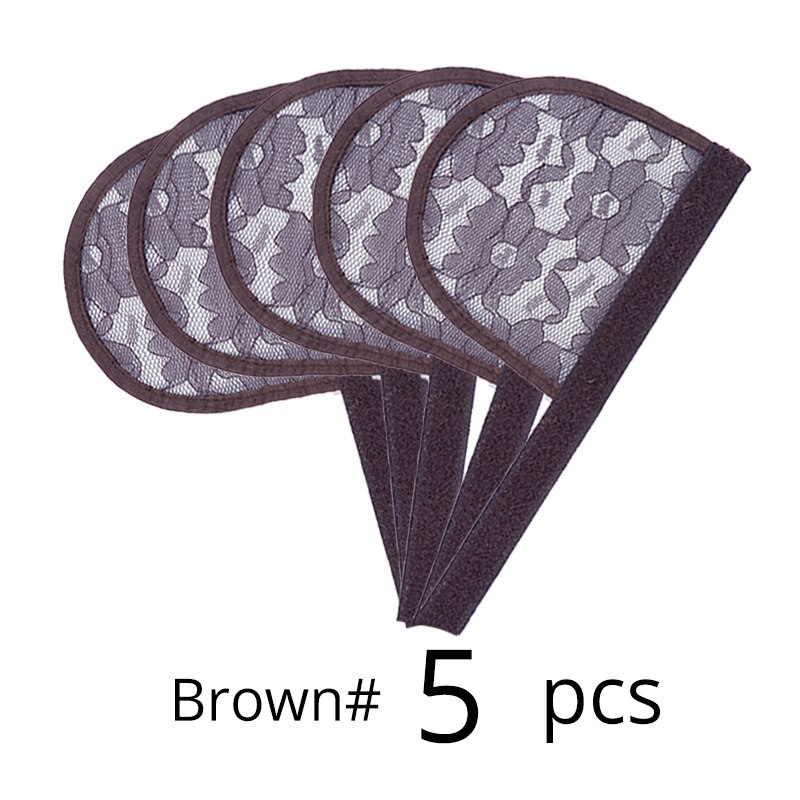 Base elástica para hacer coletas, 5 unidades: Brown-5pcs