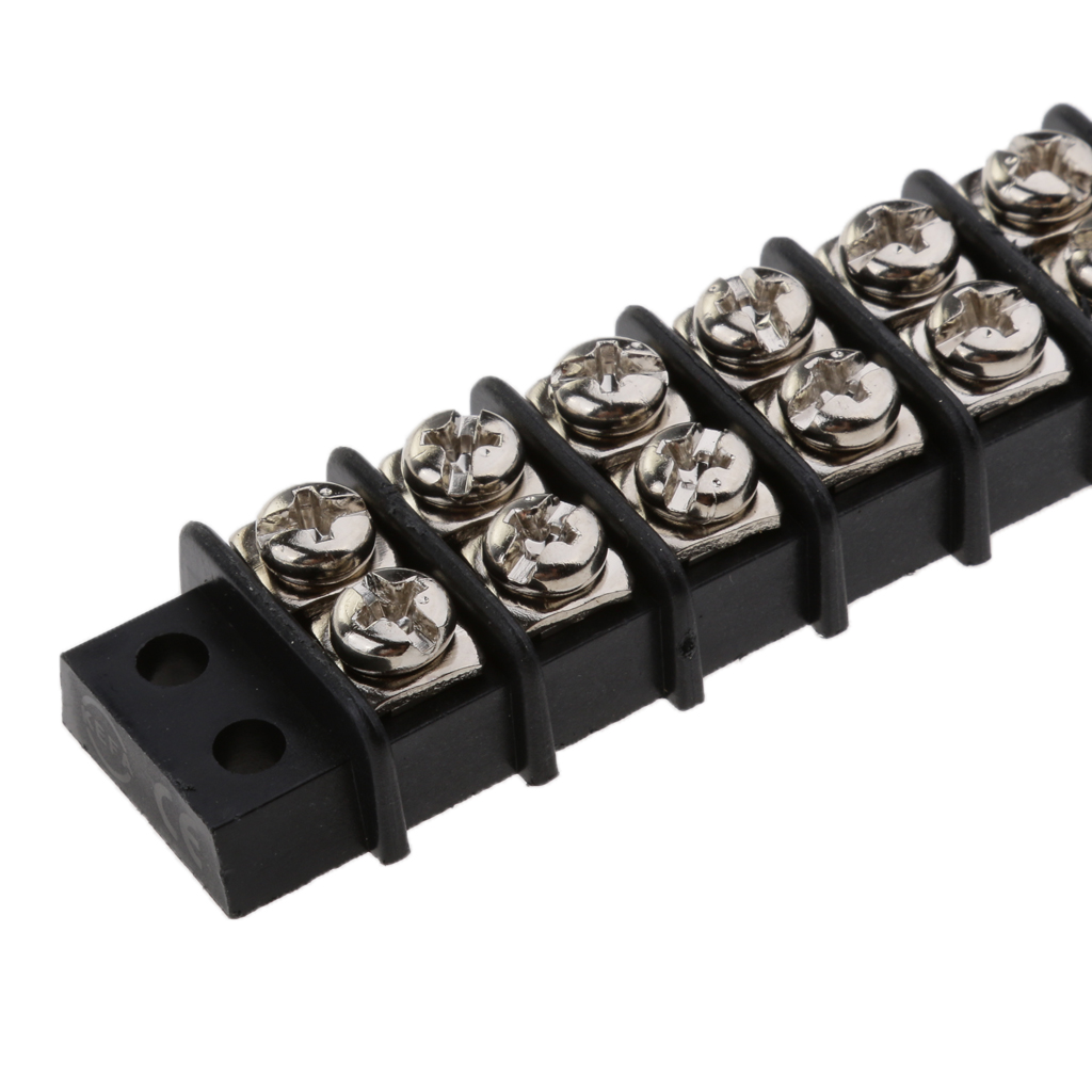 Marine Boat 30 Amp DC12V Terminal Block Bus Bar - 10 Circuit Corrosion Resistant Marine Hardware Boat Accessories
