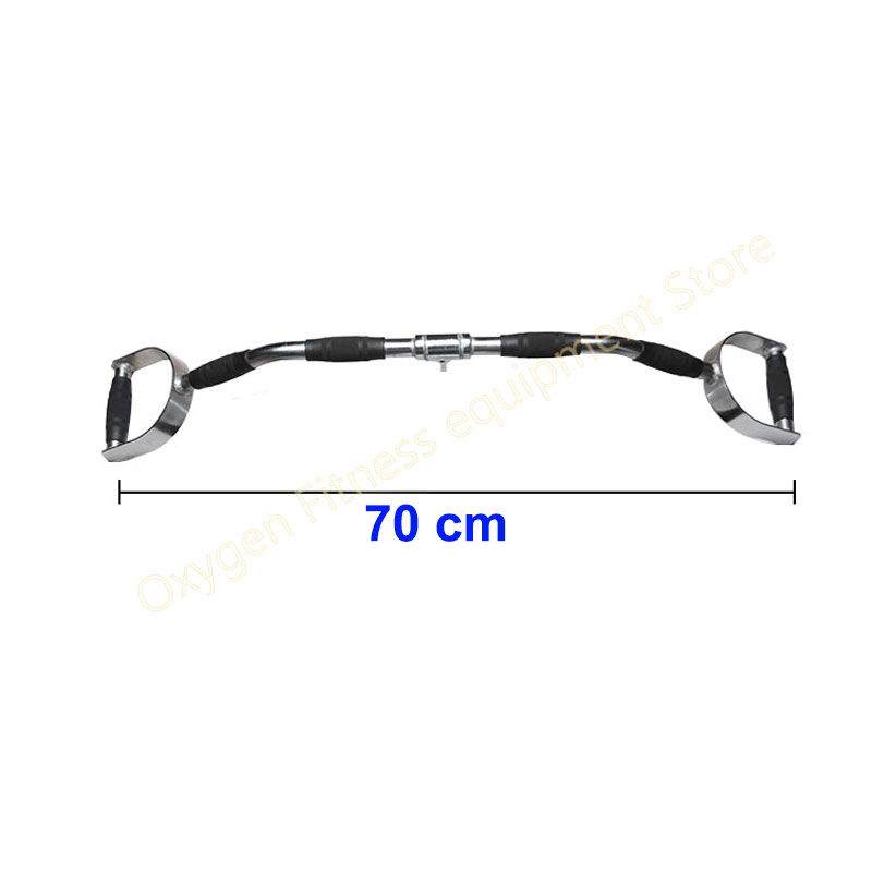 Lat Pull Down Bar With Handles V-shaped Bar Solid Steel Material Press Down Bar Cable Attachments For Home Gym And Exercise Club: 4