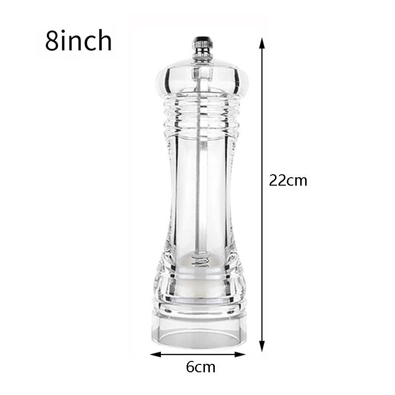 Acryl Salz Und Pfeffermühle Manuelle Pfeffermühle Multi-zweck Getreide Mühlen Gewürz würzen Schleifer Küche Werkzeuge: C01