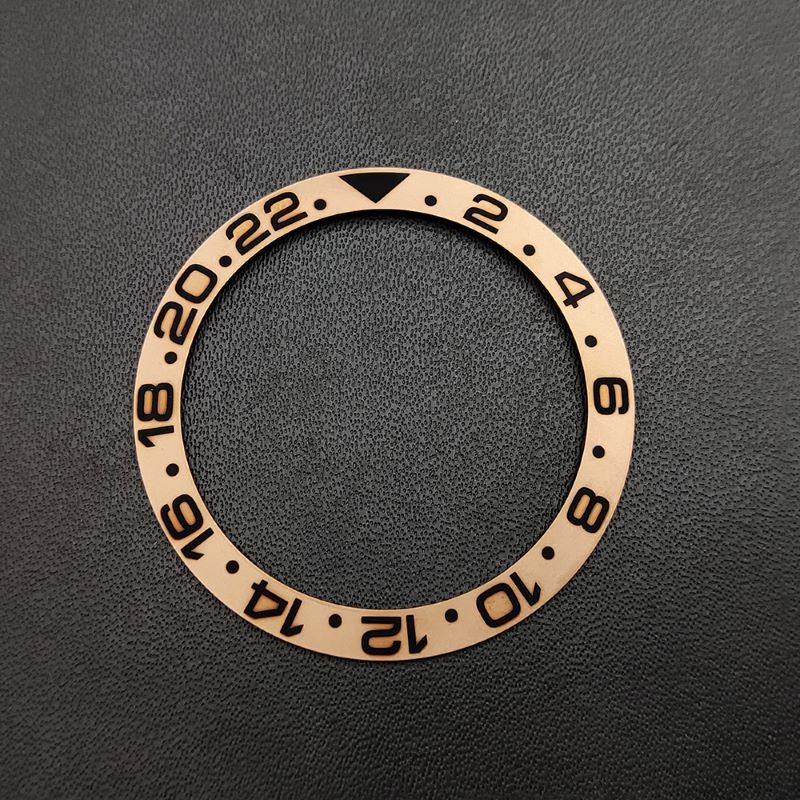 38mm Ceramic / Aluminium Bezel GMT Insert Ring Inner Diameter 30.5mm Suitable For 40mm Men's Case Watch Accessories