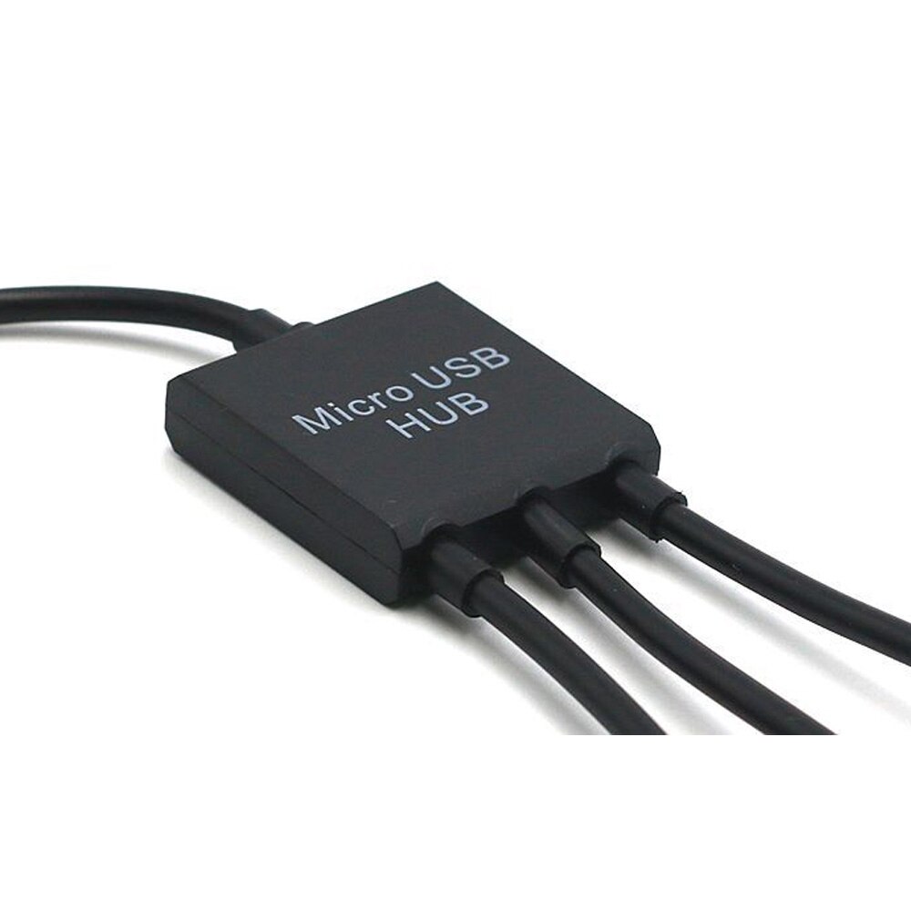 Yubeter usb hub mikro usb otg stik splitter support til android smartphone tablet usb drev opladning usb hub kabel adapter