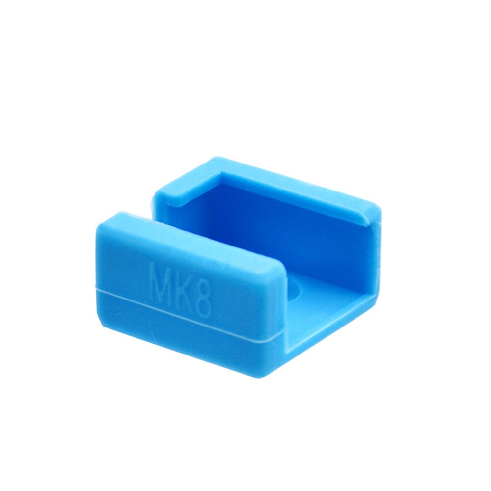 5Pcs 3D Printer MK8 Beschermende Siliconen Sok Cover Case Voor Ender 3 Heater Blok Van CR10,10S,S4,S5 Anet A8 MK7/MK8/MK9 Hotend