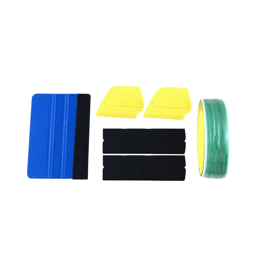 Car Wrapping Gereedschap 10M Knifeless Tape Zuigmond Schraper Tool Kit voor Auto Vinyl Wrapping Film Snijden Line Tools