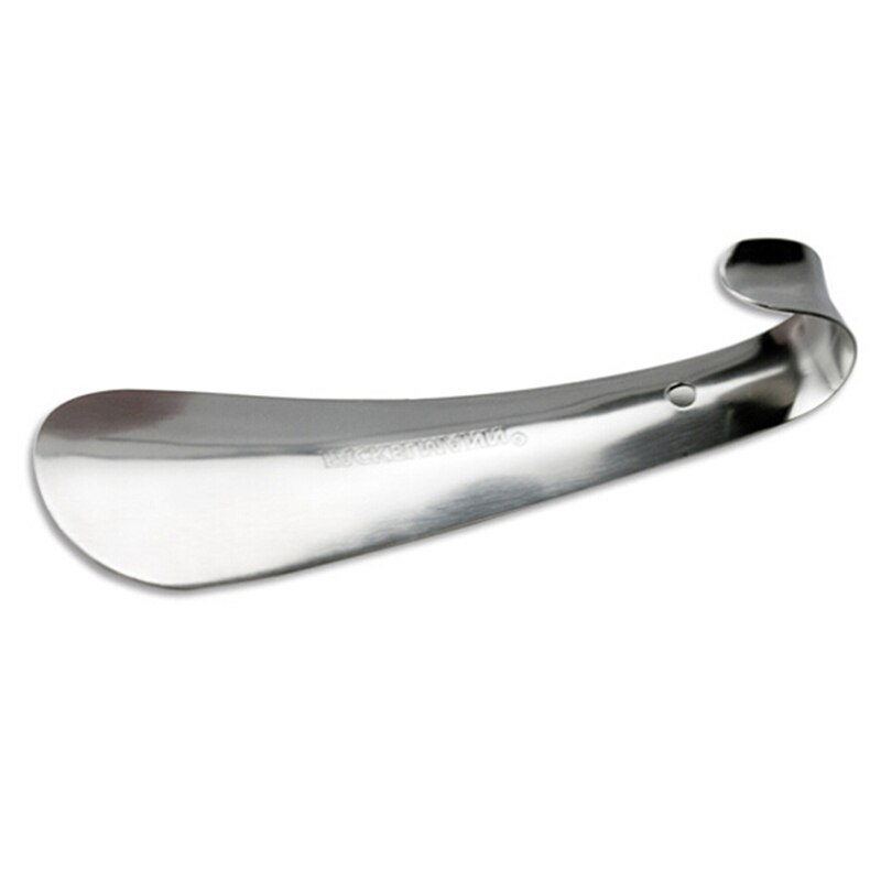 Calzador de Metal de acero inoxidable, calzador tipo cuchara, Zapatero, herramienta para levantar zapatos, 14,5 cm, 1 unidad
