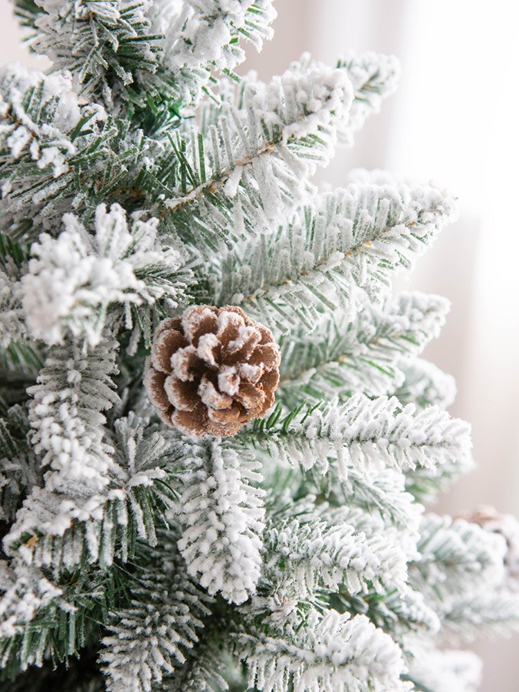 45/60cm Mini Christmas Tree with Red Fruit Trinkets Pine Cone Christmas Desktop Year Decorations Desktop Decoration