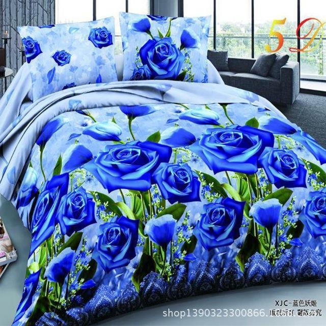 bed set 3D Bedding Sets King Size Duvet Cover Luxury 3D Bedding Set: Q3EAF