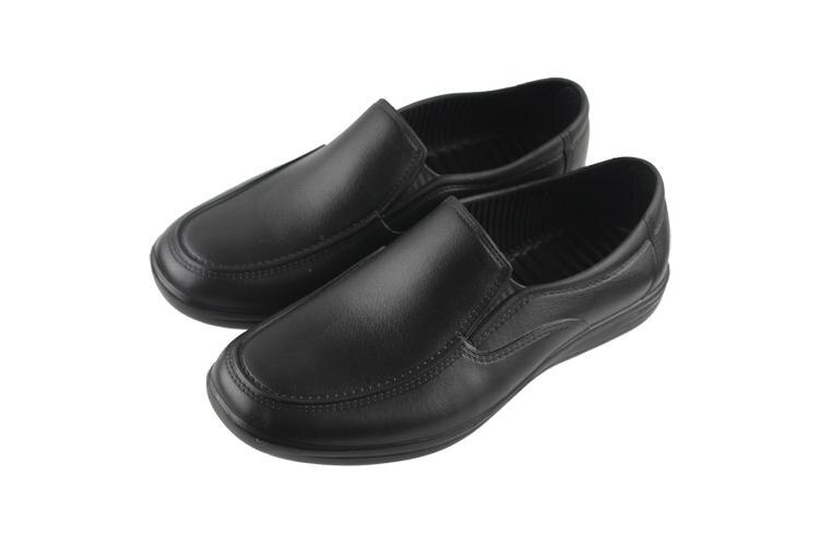 Vêtements de travail pour Chef , chaussures antidérapantes pour hommes, chaussures de sécurité noires, chaussures de serveur unisexes pour cantine de cuisine, imperméables à l'huile