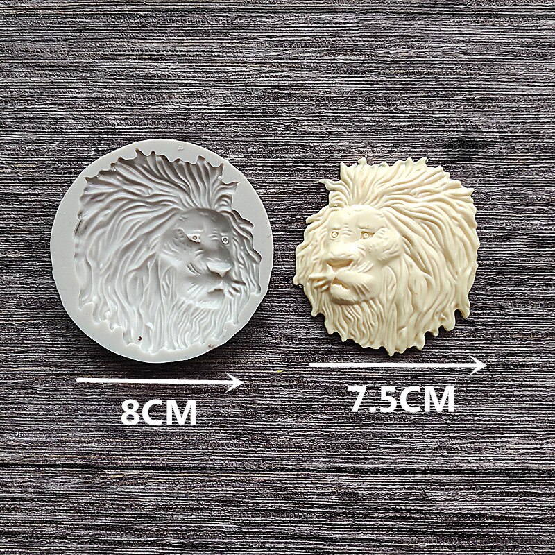 NWEST Lion Head Silicone Mold Fondant Soap Resin C Grandado nwest-lion-head-silicone-mold-fondant-soap-resin-c-grandado