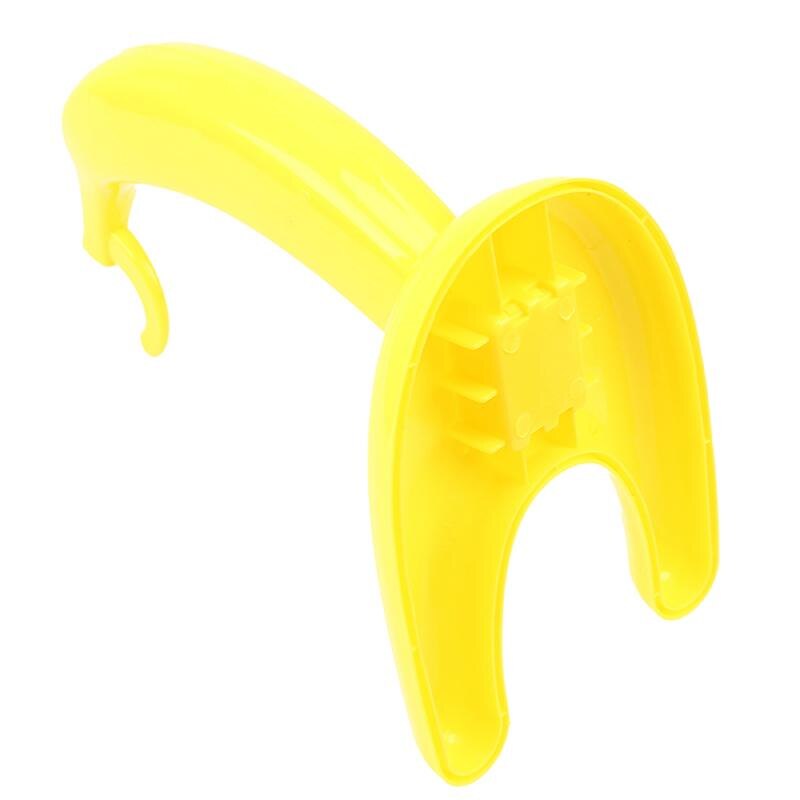 Forme de banane jaune affichant le support de cintre de banane fruits frais gardant le support de crochet de bananes de stockage de salon