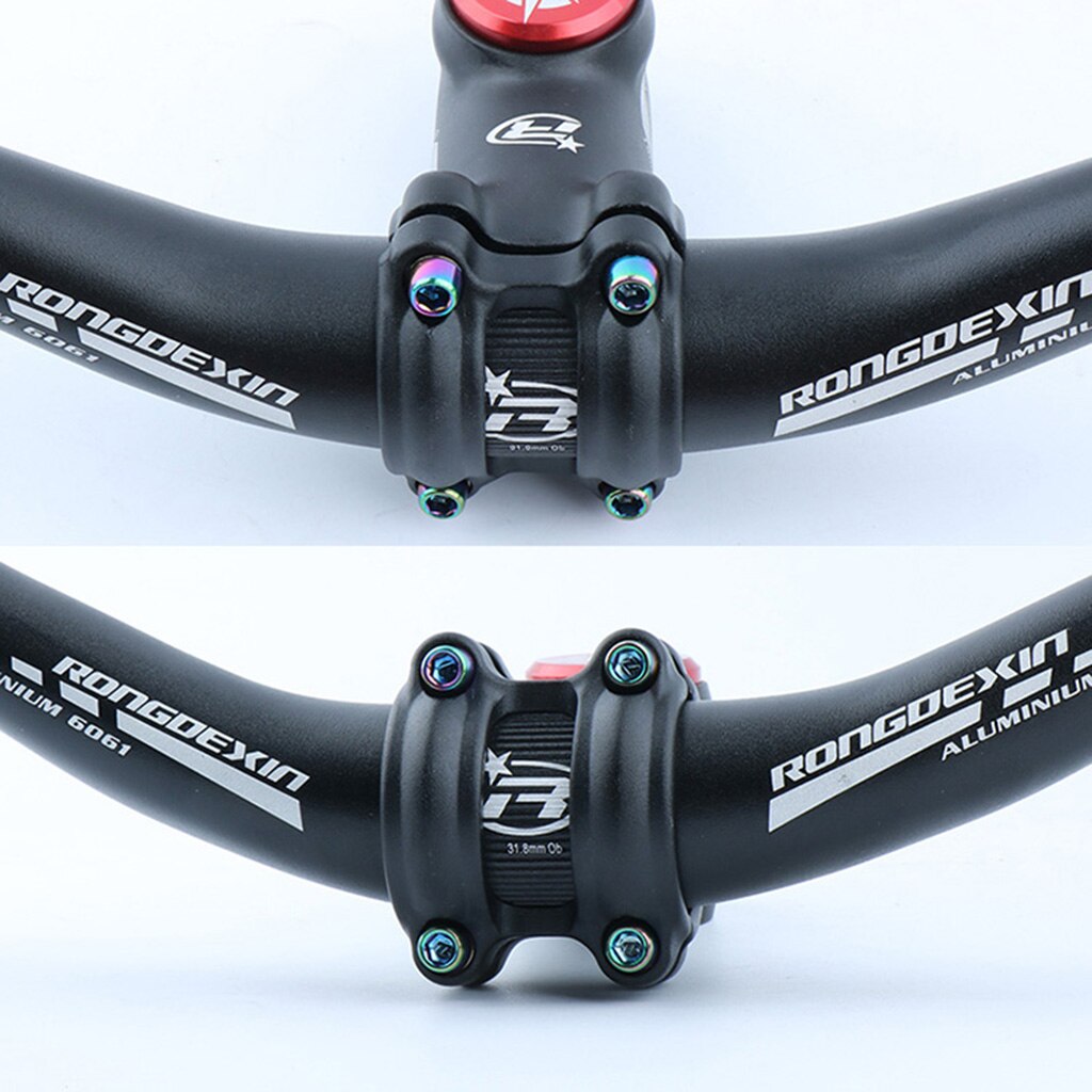 Pack 6 MTB Mountain Road Cycling Bike Bicycle Handlebar Stem Screw Bolts Replacement Parts Gear Accessories