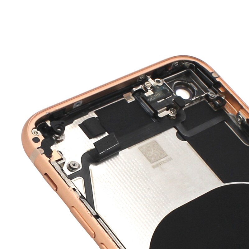 Back Housing Assembly Rear Door Battery Cover Case Chassis For iPhone 8 8g back cover with parts flex cable