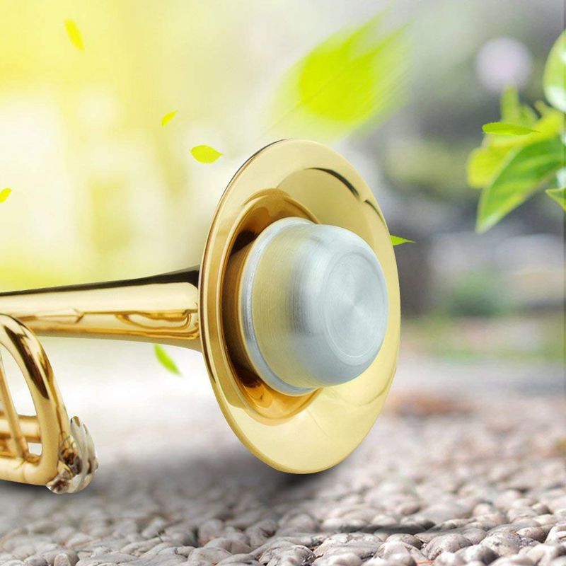 Trompet fluisterdemper, lichtgewicht aluminiumlegering oefendemper muziekinstrument onderdeel accessoire