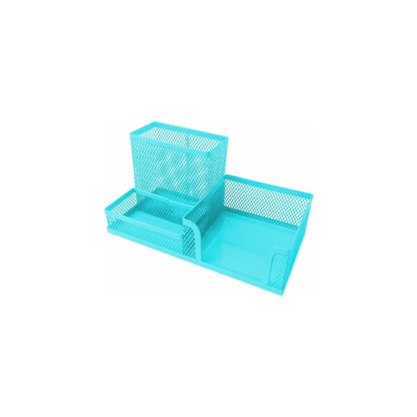 Office and Study Storage Desk Accessories Stationery Organizer Desk organizer for Office Supply: Blue