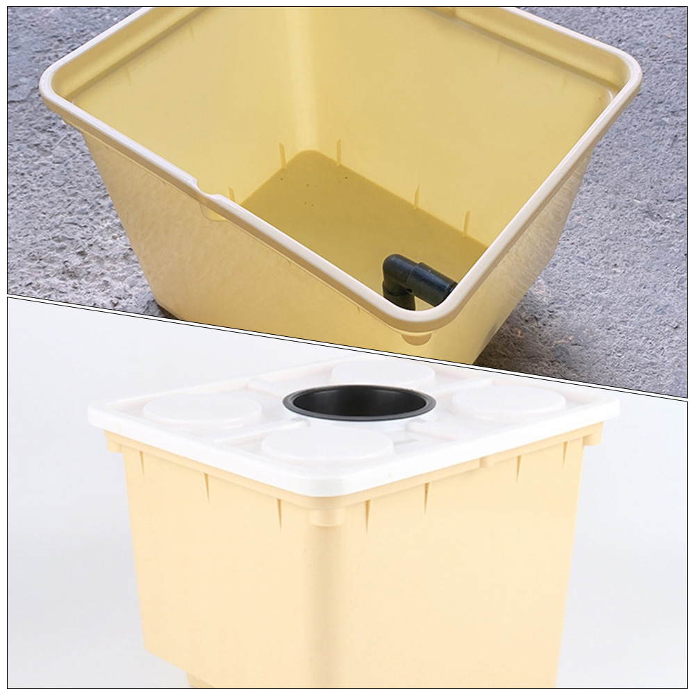 Cubo con sistema hidropónico para cultivo sin suelo, soporte para plantar verduras, cubo para vivero, fruta, cubo para invernadero, guardería