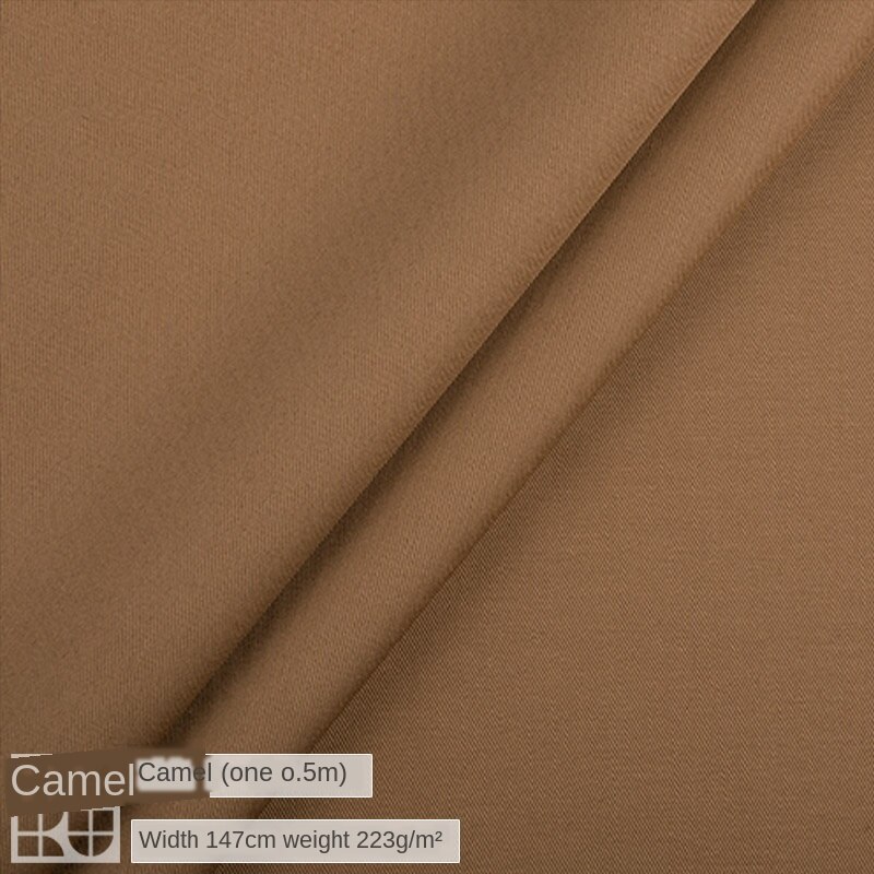 Bred 59 " 32s twill stof kæmning 100%  bomuldsmateriale forår og sommer windbreaker bukser nederdel kjole diy stof: Brun