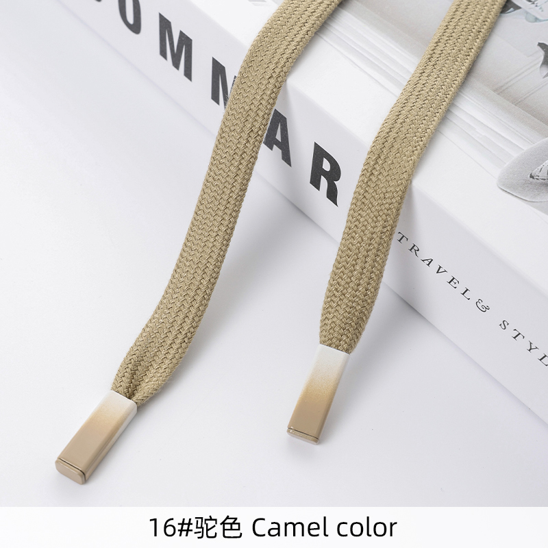 Tapones planos de algodón con capucha de 12mm, cordones gordos, cordón retorcido, pantalones, cuerda, cordón de repuesto, accesorios de costura DIY: Morado