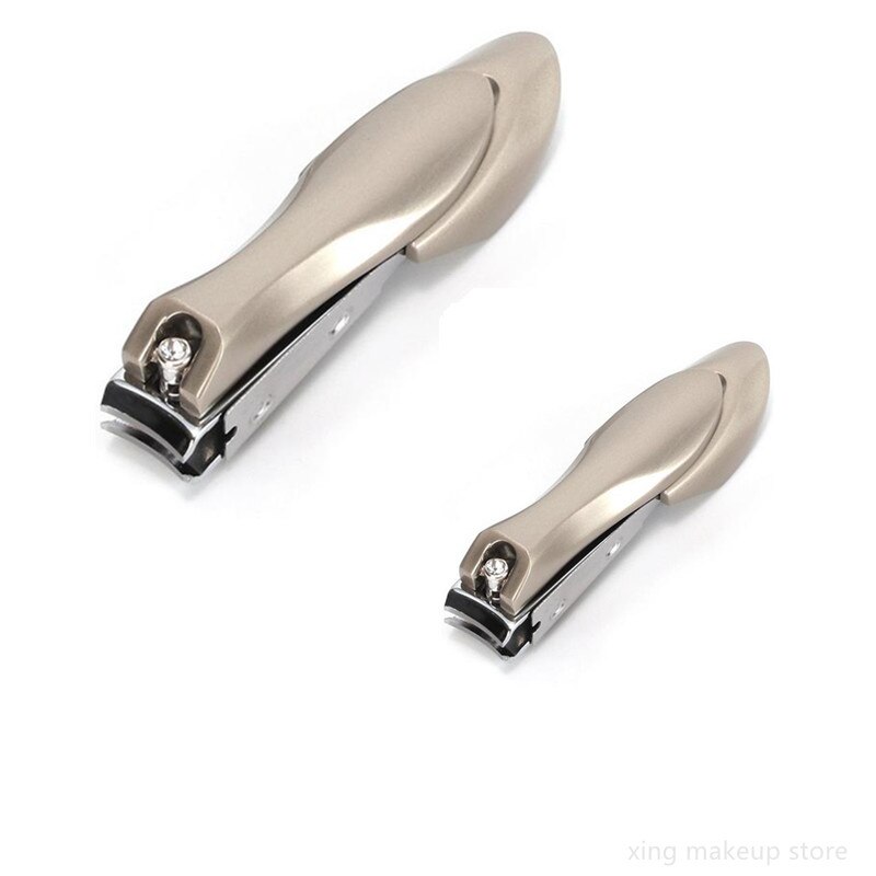 Stainless Steel Nail Clippers Trimmer Cutters Paronychia Nippers Toe and Finger Nail Cutters Manicure Tool 30#10: 2pcs sliver