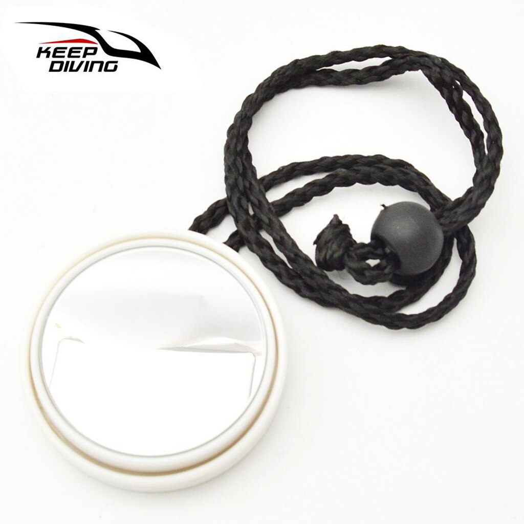 Portable Diving Rearview Mirror Anti-Impact Snorkeling Cave Diving Safety Mirror