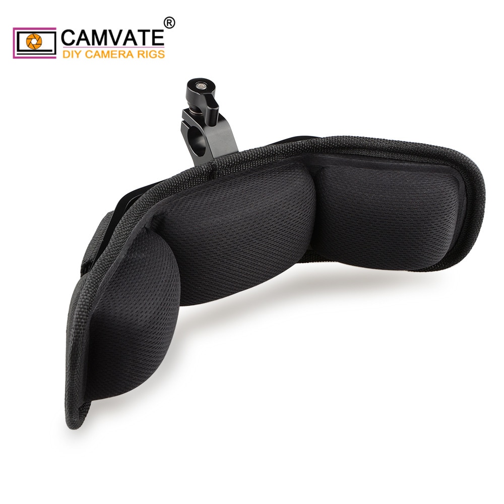 CAMVATE Universal Shoulder Mount /Shoulder Pad With15mm Rod Clamp For DSLR /Video /Camcorder Camera Shoulder Rig Support System