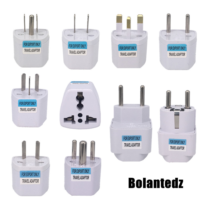 Adaptateur de prise de courant universel Kr, prise de voyage américaine, européenne, AU, ue à US, royaume-uni, USA, israël, brésil, japon, corée