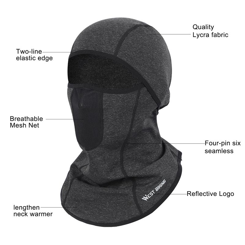 Windproof Breathable Mask Outdoor Hiking Riding Headwear Warm Face Mask Hood